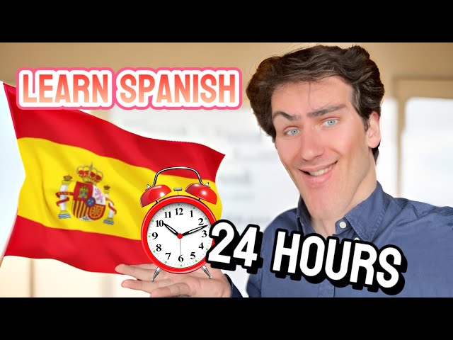 24 HOURS to LEARN SPANISH (Can I be FLUENT in ONE day)