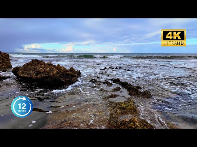 🌊 Sleep Soundly: Gentle Ocean Breeze ASMR, 4K Video