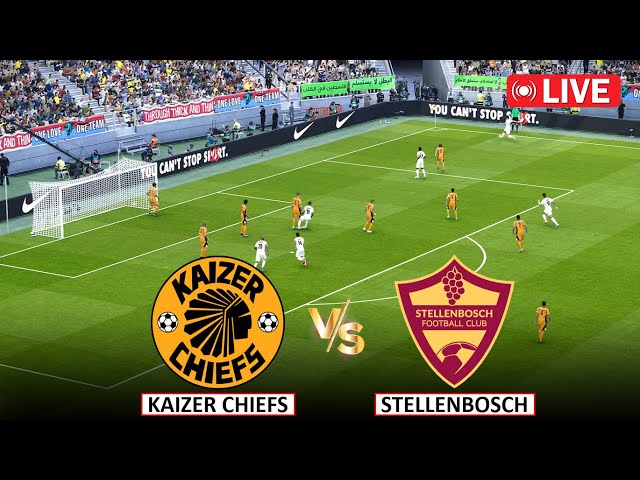 🔴Live : Kaizer Chiefs vs Stellenbosch I South African Premiership Full Match Stream eFootball Pes 21