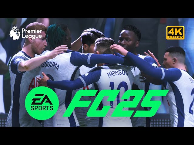 (PS5) EA SPORTS FC 25 | Tottenham Hotspur  vs Leicester |  PS5 GAMEPLAY  UHD [ 4K 60FPS ]