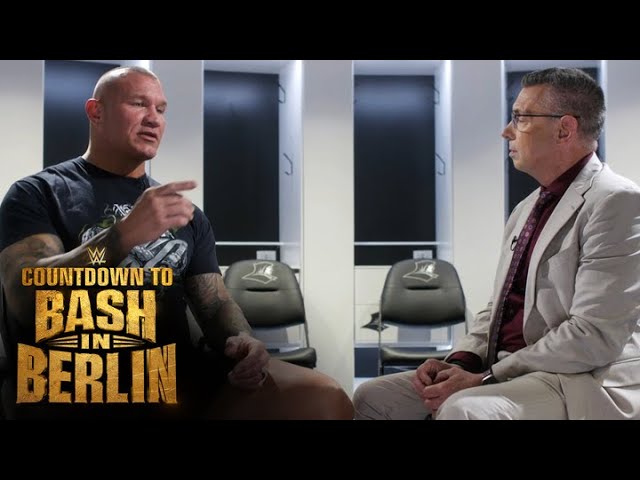 Randy Orton speaks with Michael Cole for an exclusive interview before Bash in Berlin