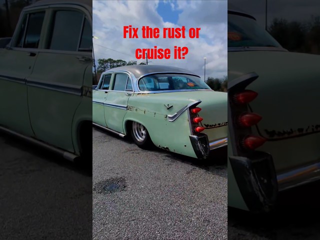 Fix the rust or cruise it? Old school hot rod sled. #projectcars #lowrider #classic