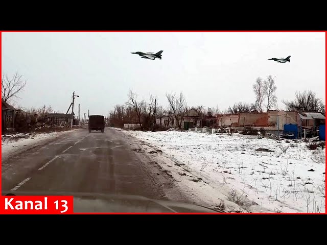 F-16 fighters armed with US bombs to bomb Russians were seen in Ukrainian skies for the first time