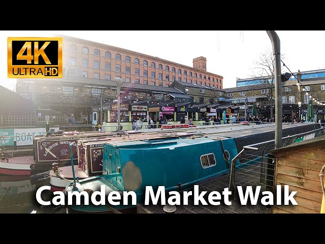 Camden Market | LONDON | Walking Tour | 3D 360° binaural audio 🎧