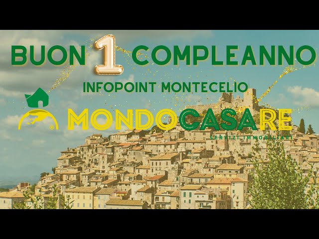 PRIMO COMPLEANNO MONDOCASARE MONTECELIO