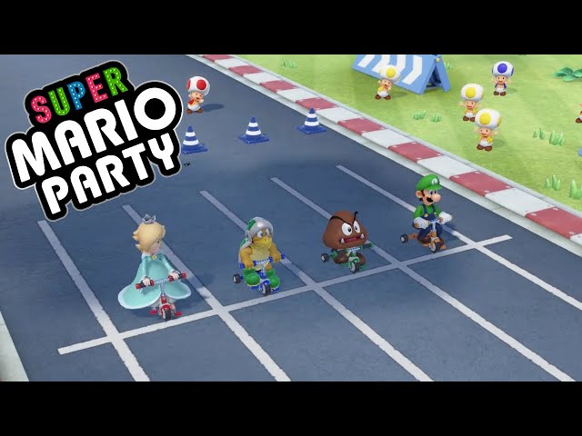 Super Mario Party Trike Harder Minigames Rosalina vs Hammer Bro vs Goomba vs Luigi