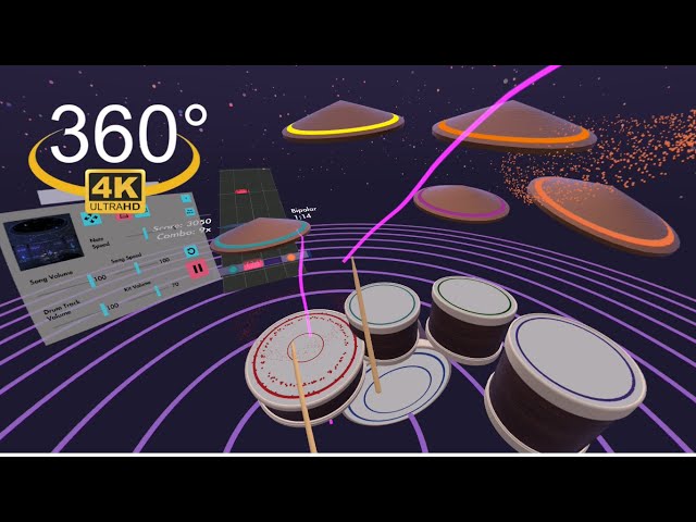 360 Video |  Learn the drum set to the beat