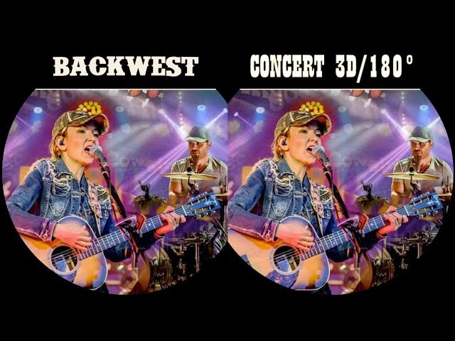 3D/180 : Concert BackWest (Pop-Rock-Country) | May 7, 2019 | Saint-Rémy (France) | VR Singe