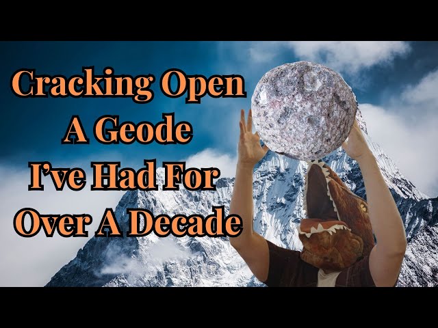 Cracking Open a Geode That I've Had For Over a Decade #geodes #crystals #gems #minerals #rocks