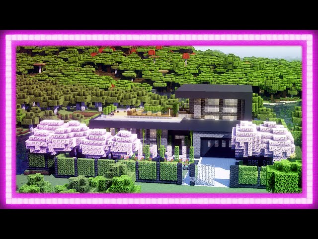 Fancy modern house 🏠 #minecraft Building 🏠