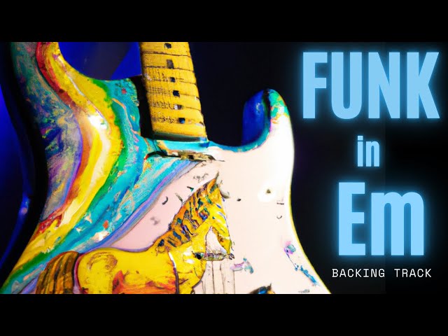 Funk Backing Track in Em