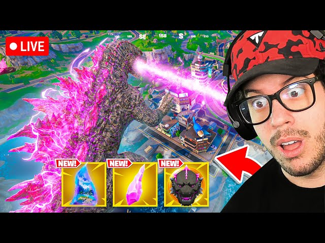 🔴LIVE! - GODZILLA BOSS EVENT in FORTNITE!