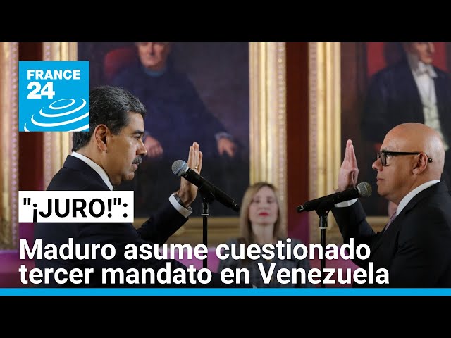 🔴🇻🇪 Nicolás Maduro juramenta como presidente de Venezuela