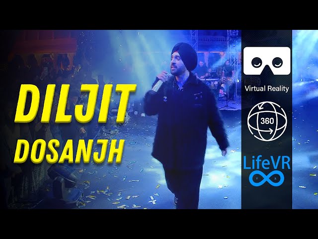 Diljit Dosanjh Performance in VR | Rashi Entertainment | LifeVR | 360 Video | VR