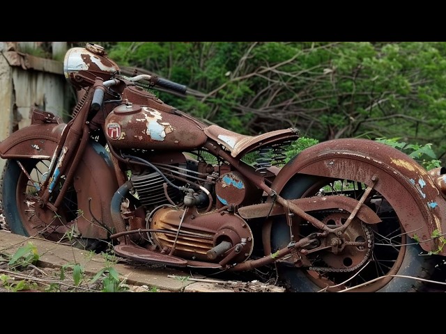 Man Restores 40-Years-Old Classic Motorcycle Back to New | Start to Finish by @LiveWithCreativity