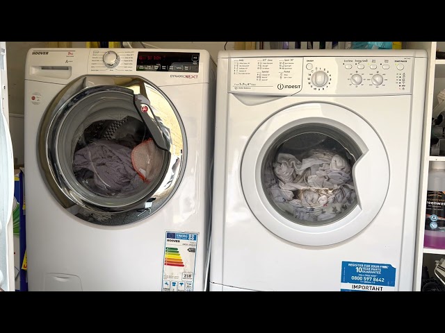 Wash race Hoover V indesit - cotton 90 full cycle