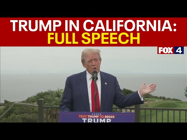 Trump Press Conference in California: FULL SPEECH