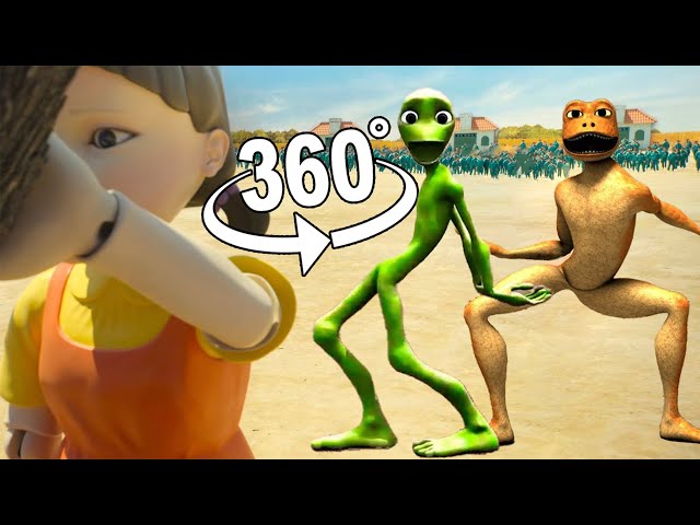 SQUID GAME 360° VR - Dame tu Cosita and Patila Missed the Stranger