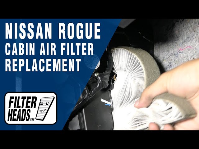 How to Replace Cabin Air Filter 2018 Nissan Rogue AQ1241