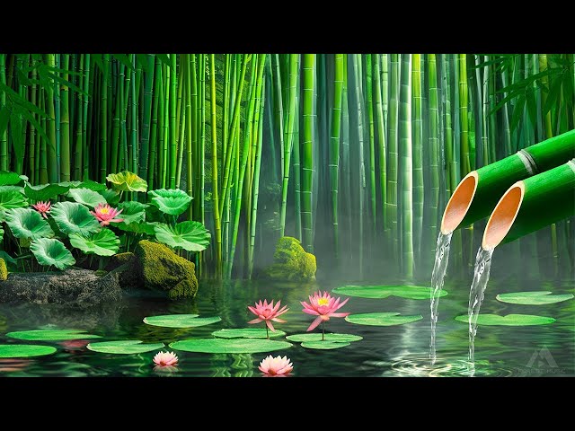 Tranquil Water Flow: Peaceful Sounds and Relaxing Music