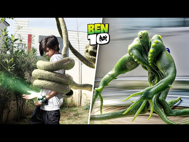 Ben 10 Wildvine Transformation in Real Life!