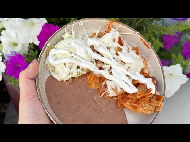 Homemade CHILAQUILES recipe