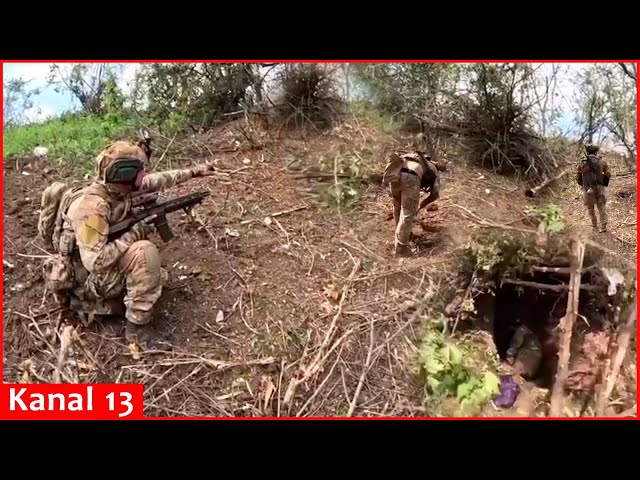 “Look at the Russians’ nest” - Ukrainian soldiers show the captured Russians’ position after battle