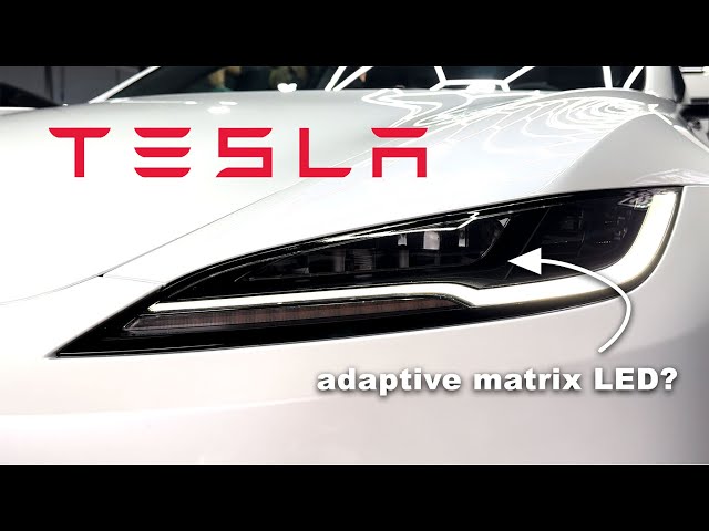 Tesla Model 3 (2024): Matrix LED Adaptive High Beams | Are they good?