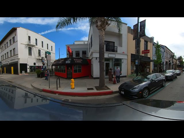 3D 360 VR virtual pov drive tour colorado blvd from old town pasadena to arcadia travel los angeles