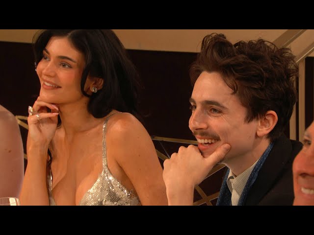 Kylie Jenner and Timothée Chalamet's DATE NIGHT at 2025 Golden Globes