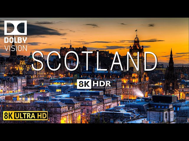 SCOTLAND in 8K (60FPS) HDR Dolby Vision – Soft Piano Music for Relaxation