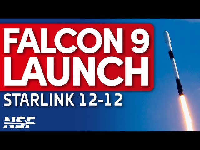 🚀SpaceX Falcon 9 Launches Starlink 12-12