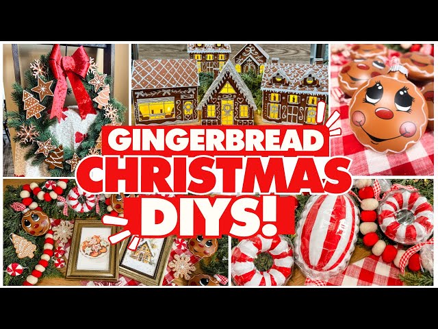 Adorable Gingerbread Decor DIYs for Christmas | Dollar Tree Christmas Crafts