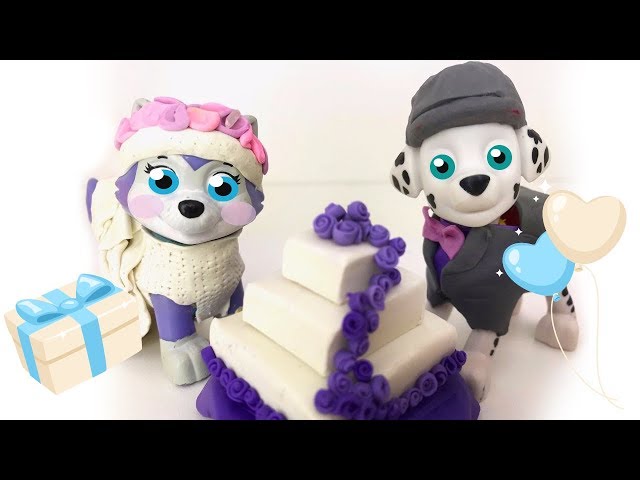 Marshall and Everest get Married Paw Patrol Save the Wedding Day Full Episodes Toys English