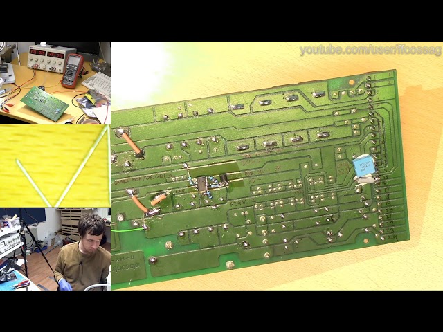 RECDSTRM: P2: Modifying a 1980's printing press PCB (See P1 for circuit details)