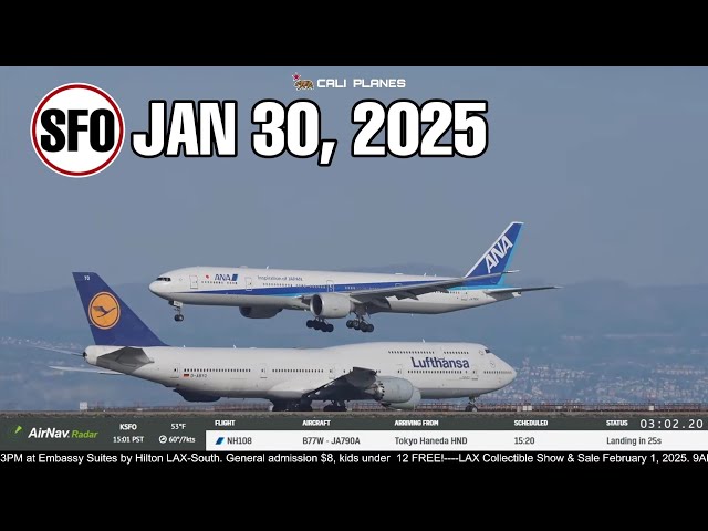 SFO LIVE | KSFO | SAN FRANCISCO INTERNATIONAL AIRPORT BAY AREA PLANE SPOTTING STREAM