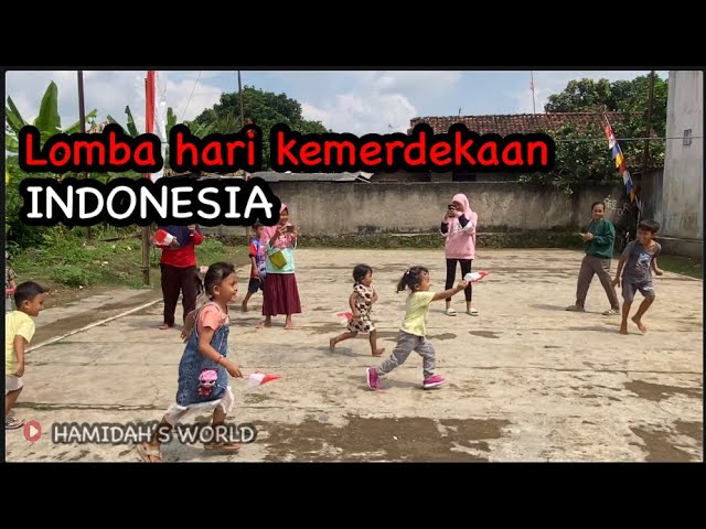 Hamidah ikut Lomba hari kemerdekaan seru banget !! #harikemerdekaan #agustusan #lomba