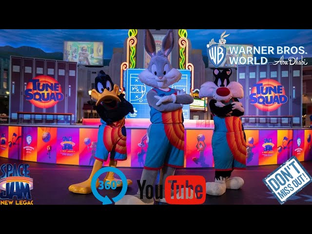 360 Video Indoor Playground Family | Warner bros. World Abu Dhabi | Space Jam Show