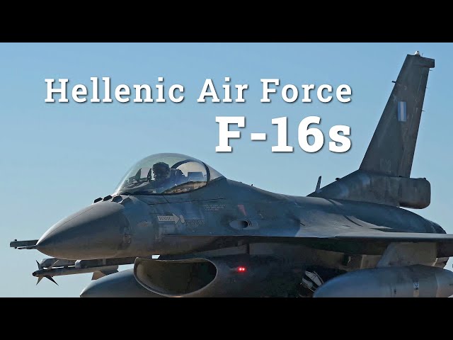 Hellenic Air Force F-16s Take Off at Los Llanos Air Base