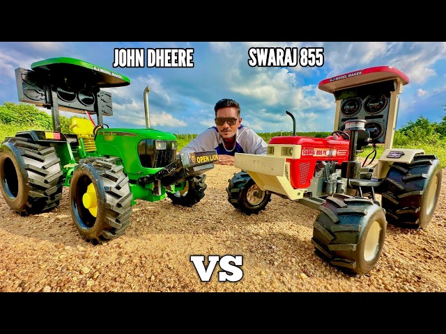 RC Swaraj 855 FE Tractor Vs RC Tochan King Tractor - Chatpat toy TV