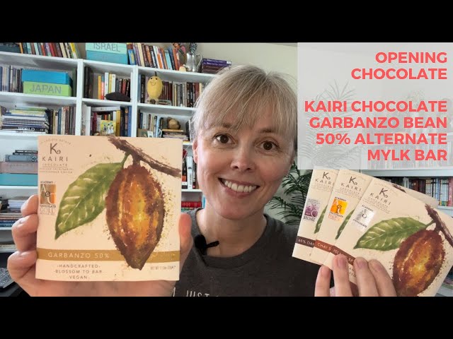 Opening Kairi Chocolate's 50% Garbanzo Bean Alternate Mylk Chocolate