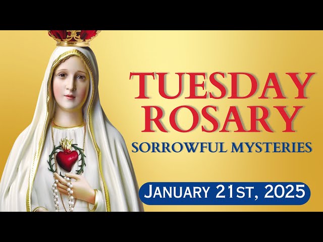 HOLY ROSARY ✝️ Tuesday, January 21, 2025 ✝️ Sorrowful Mysteries ✝️ Today's Rosary🌹