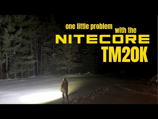 Nightcore TM20K ultra bright flashlight review