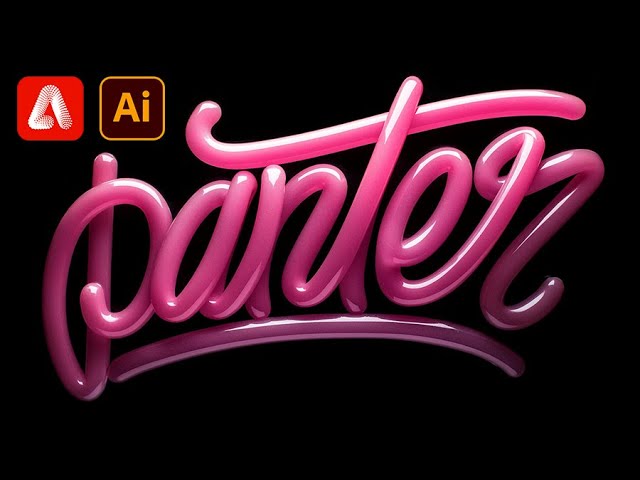 How to Generate Text Made of Plastic in Adobe Firefly and Illustrator