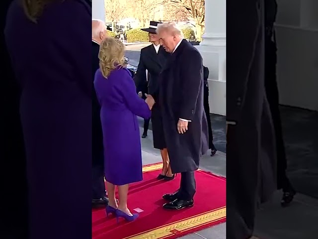 Trump and Biden at Trump's inauguration