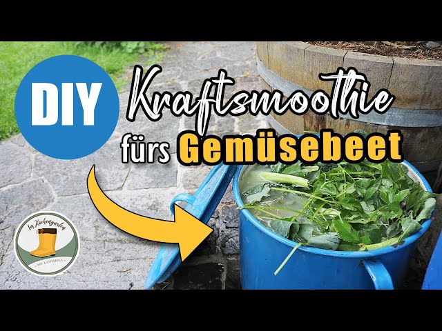 🥬🍅 Gemüsedünger selber machen mit Sachen aus dem Garten | DIY 💡 | GRATIS, ökologisch & hochwirksam