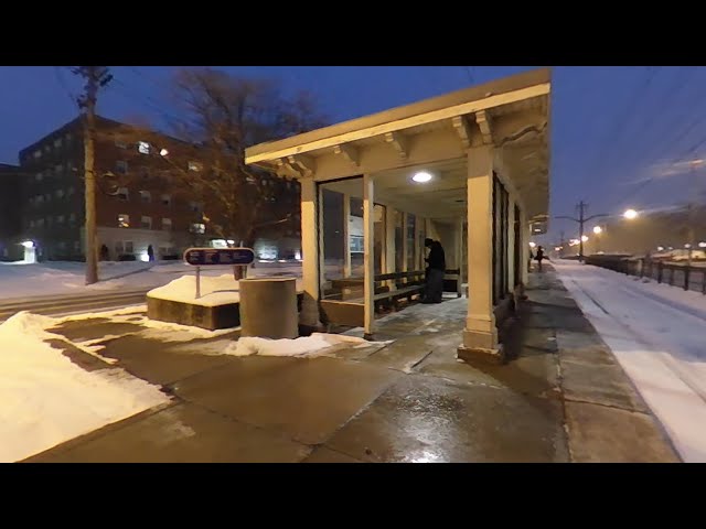 360 VIDEO: Lynnfield Station, Shaker Heights OH.  23 Jan 2025