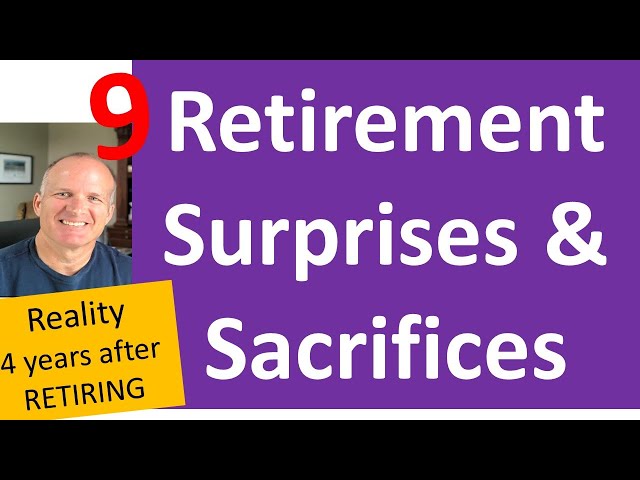 9 early retirement surprises and sacrifices -- My retirement Journey.  Can I retire?