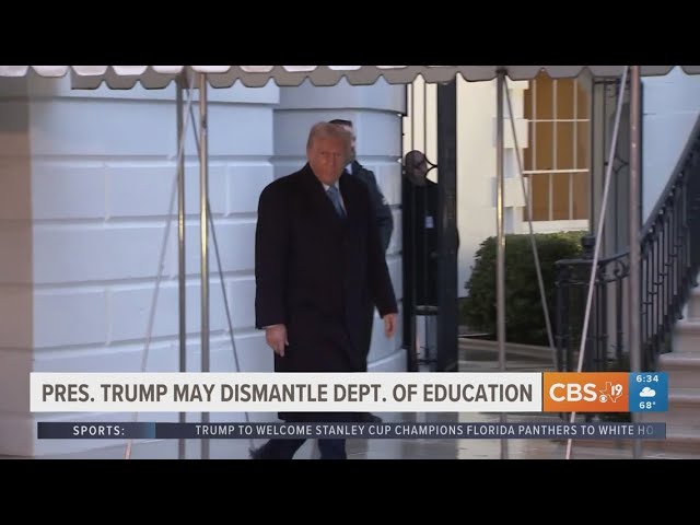 President Trump considering dismantling Department of Education