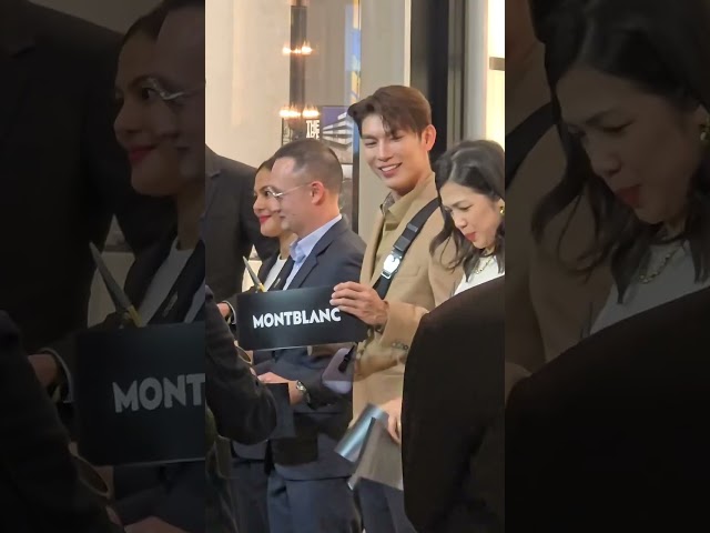 MONTBLANC GRAND OPENING CEREMONY ✨🎀 #mewsuppasit #montblanc #alwaysmew #mewlions #trending #youtube